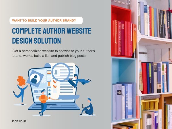 Author Website Design Service 1 Get Personalize website to showcase your author's brand, work, build list, and publish blog posts.